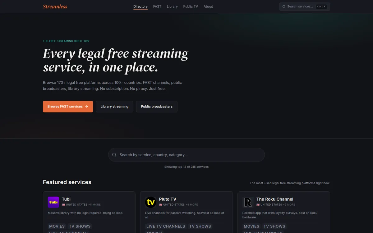 Streamless
